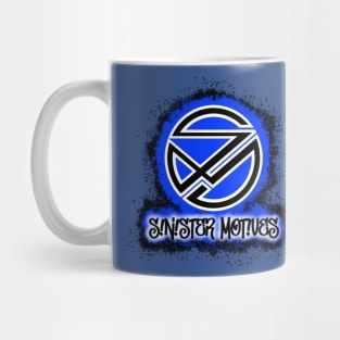 Sinister Motives logo blue Mug